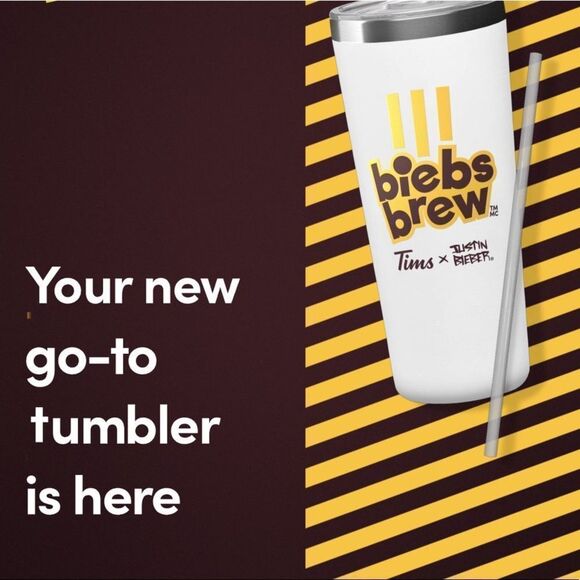 NEW limited edition biebs brew tumblr