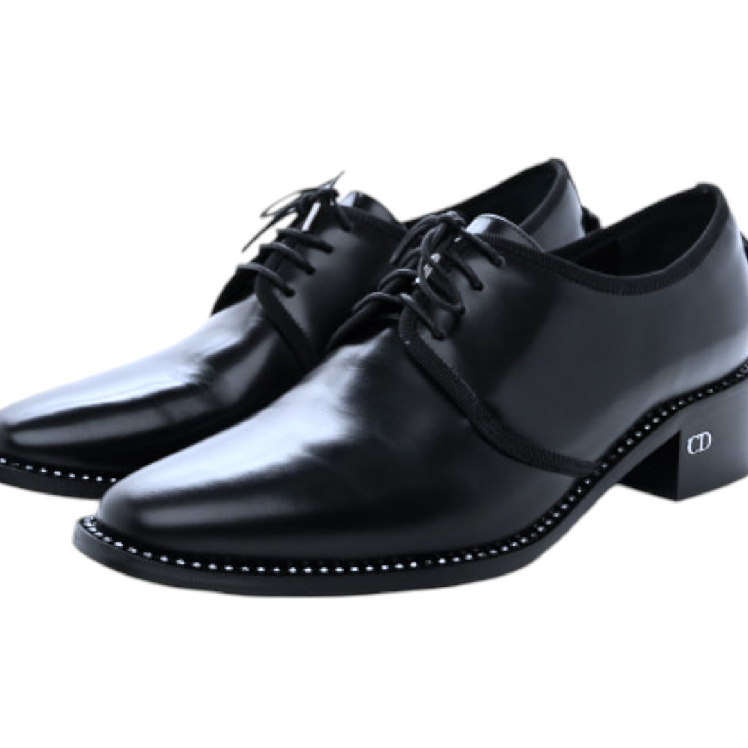 CHRISTIAN DIOR Glazed Calfskin Tomboy Lace Up Oxfords