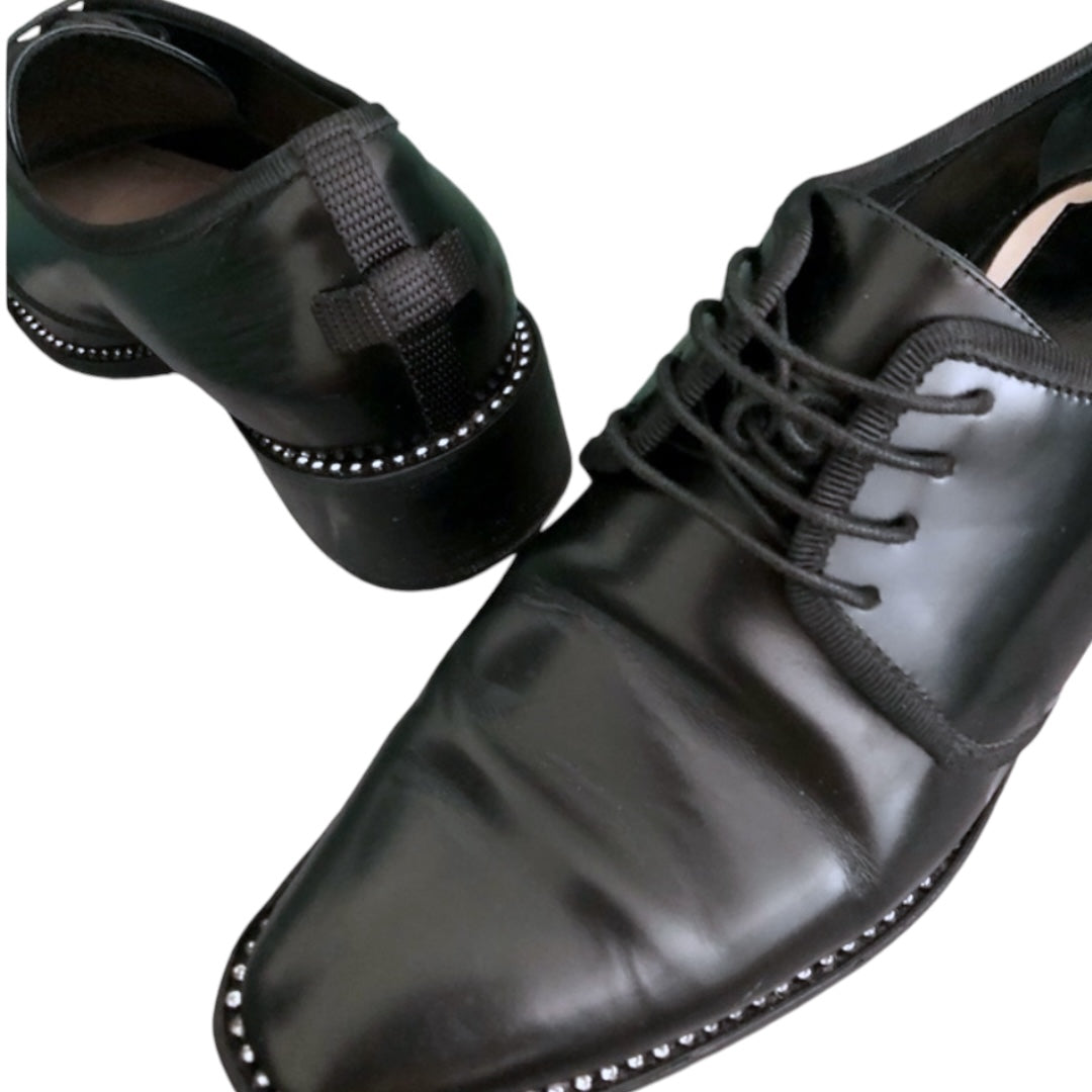 CHRISTIAN DIOR Glazed Calfskin Tomboy Lace Up Oxfords