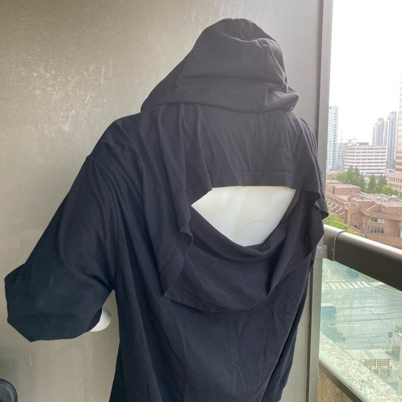 balenciaga open back hoodie