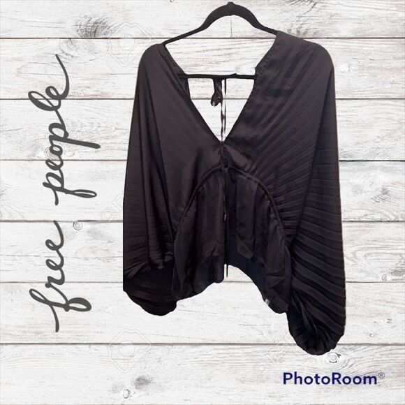 NEW free people black blouse