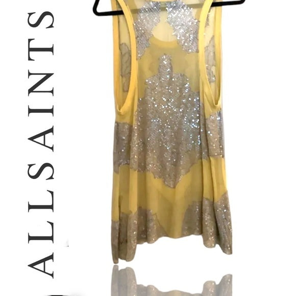 All saints sequin boho top