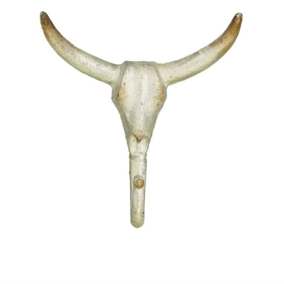 New boho white bull  hooks