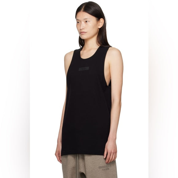 New authentic FEAR OF GOD ESSENTIALSBlack Rib Tank Top