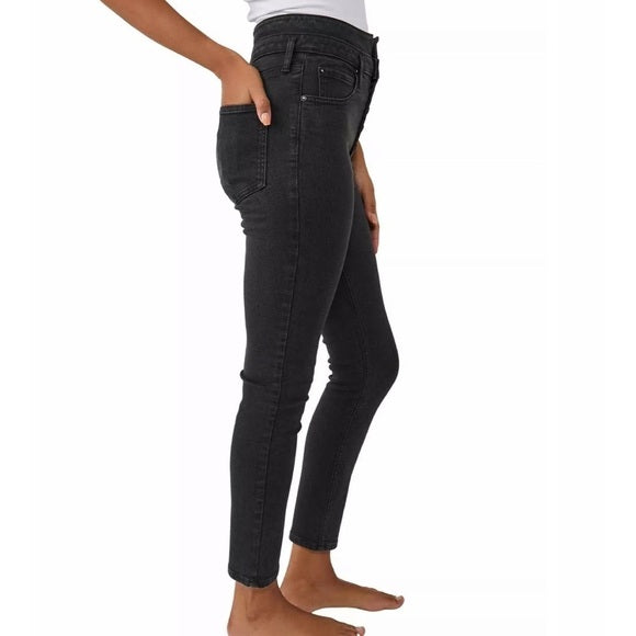 New FREE PEOPLEWOMENS BLACK SKYLINE SKINNY JEAN