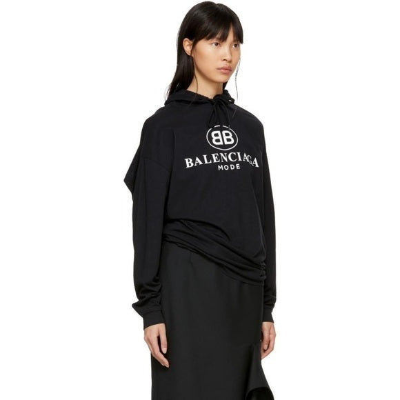 balenciaga open back hoodie