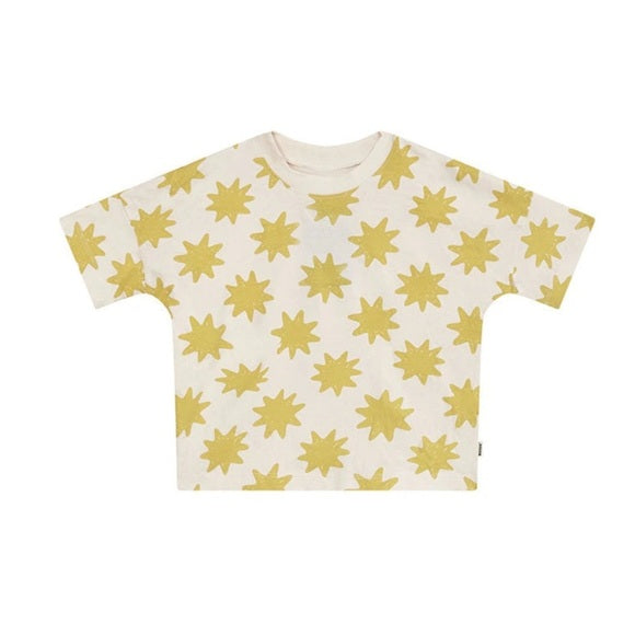 New 	Bonds Kids Drop Shoulder Tee - Beaming Star Yellow - size: 7