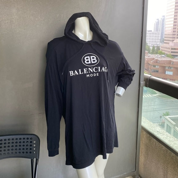 balenciaga open back hoodie