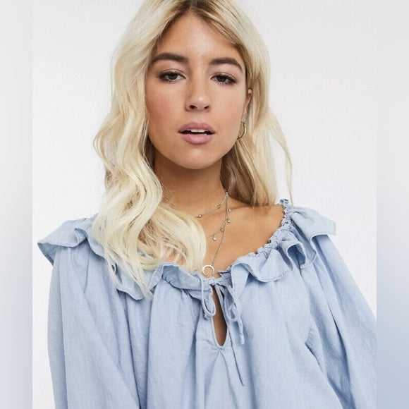 Free people lily of the valley top