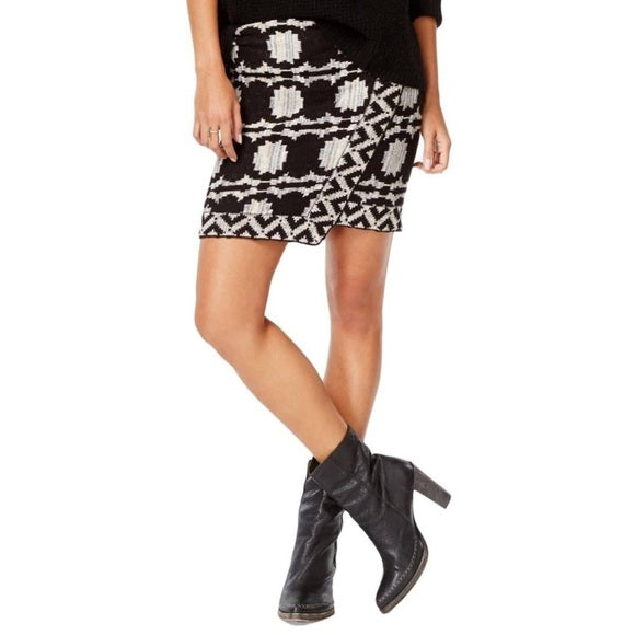 Free People Wrapped In You Blanket Knit Skirt