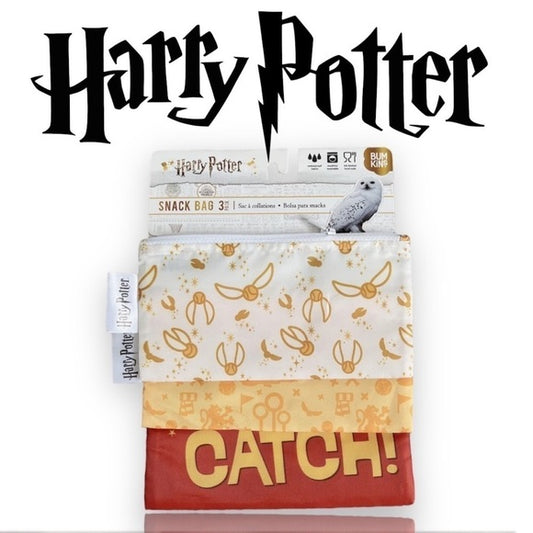 New Harry Potter Bumkins waterproof snack and sandwich reusable bags