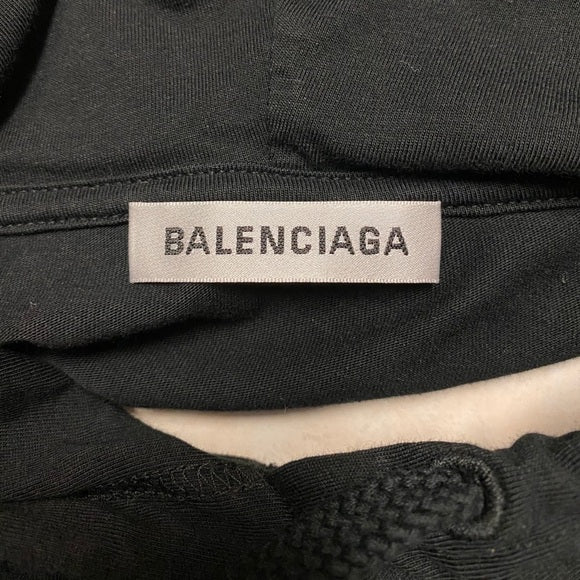 balenciaga open back hoodie