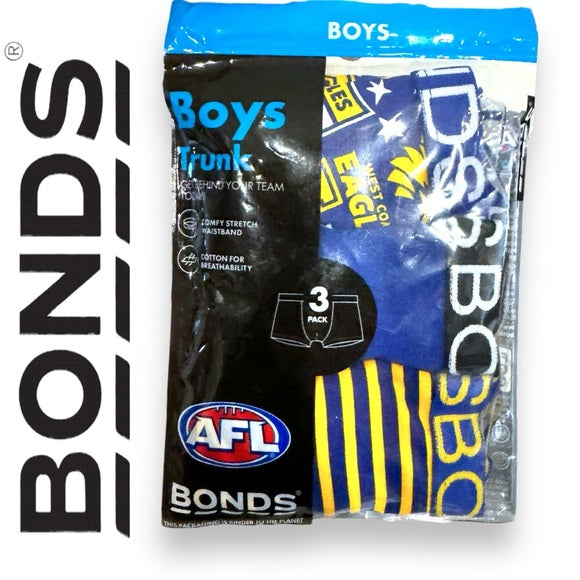 Bonds afl boys underwear pack