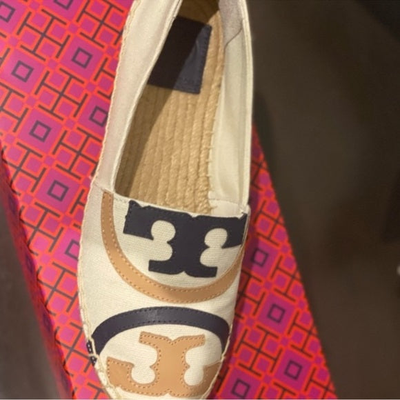 New authentic Tory burch poppy espadrilles