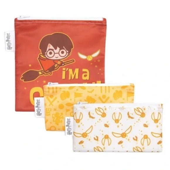 New Harry Potter Bumkins waterproof snack and sandwich reusable bags