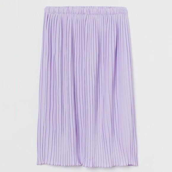 𝅺NEW H&M lilac pleated skirt