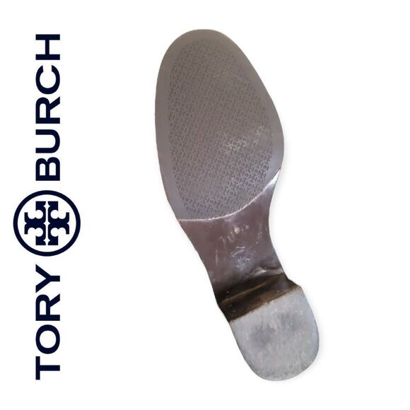 LIKE new Tory Burch crinkled leather booties