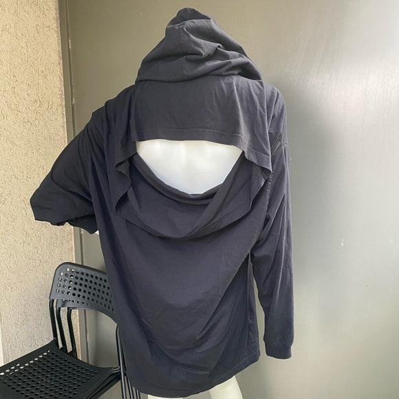 balenciaga open back hoodie