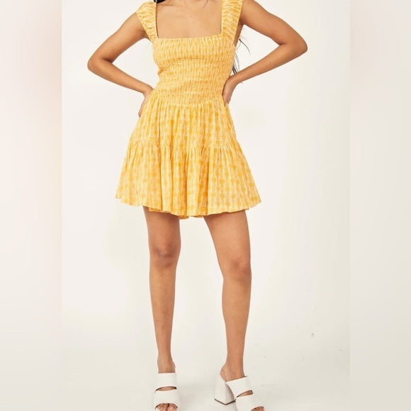 New FREE PEOPLESweet Annie Mini Dress