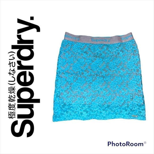 𝅺NEW vintage Superdry lace skirt Y2k