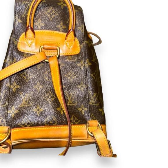 Vintage Louis Vuitton Mini MontsourisMonogram Canvas Backpack Bag